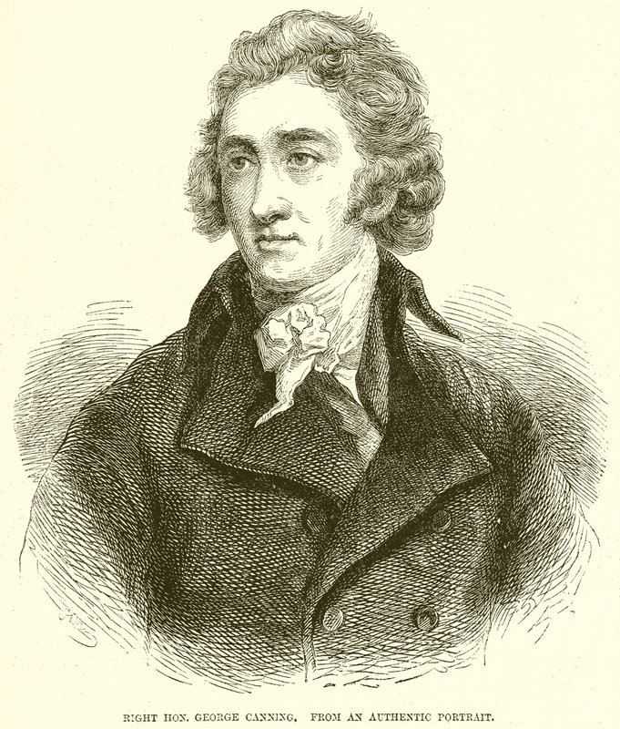 Rechtse Eerwaarde George Canning door English School