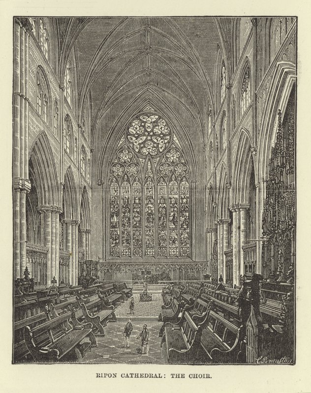 Ripon Kathedraal, het Koor door English School