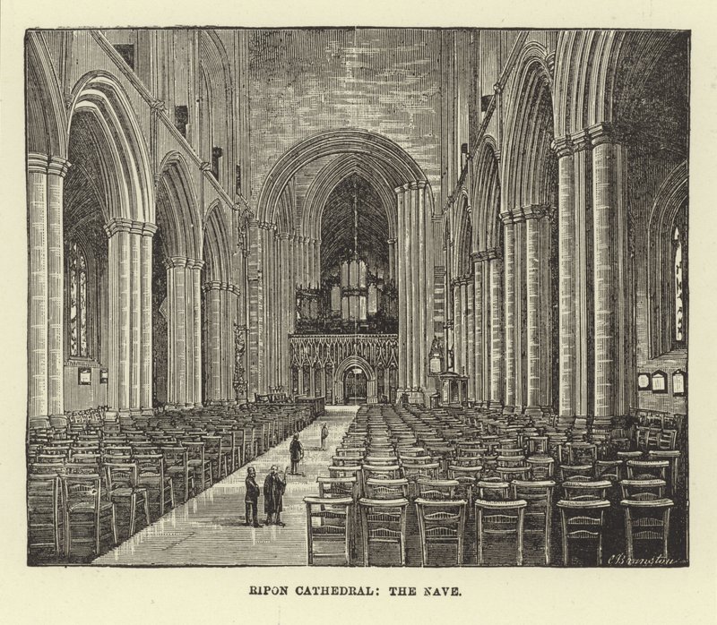Ripon Kathedraal, het Schip door English School