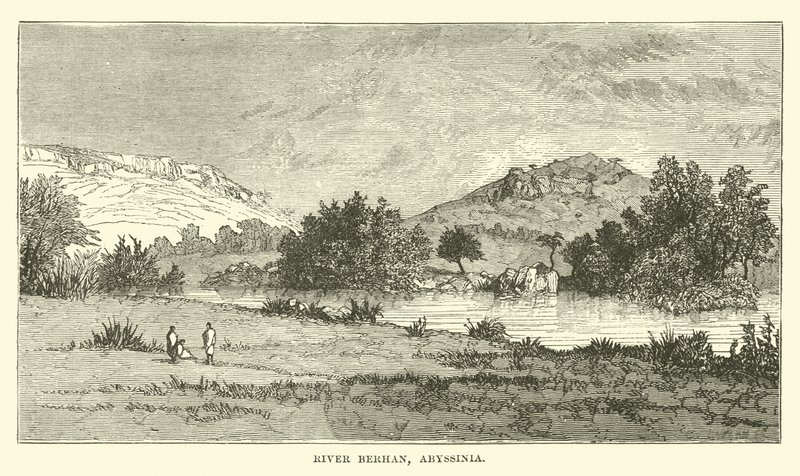 Rivier Berhan, Abessinië door English School