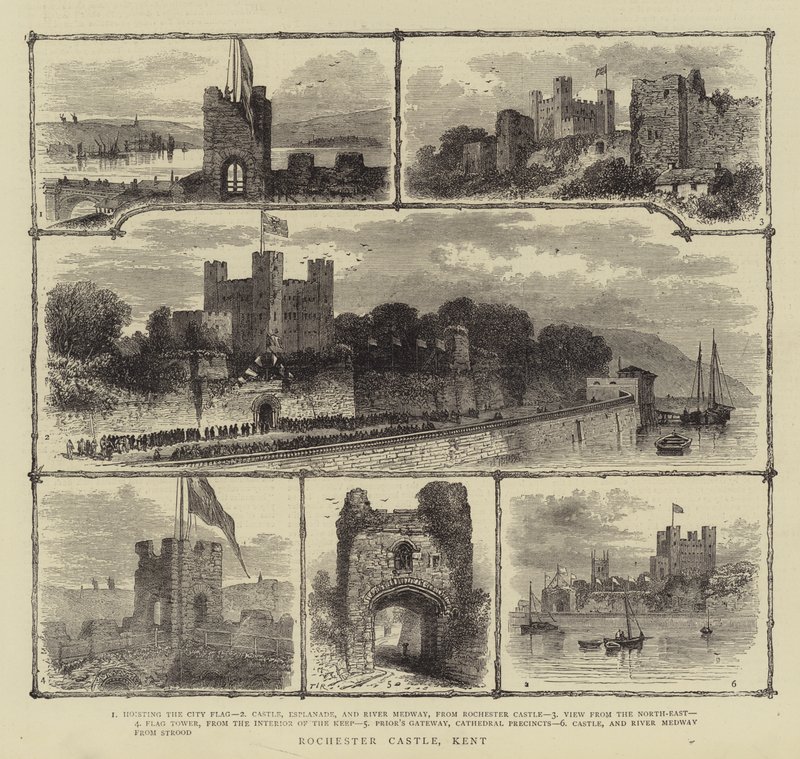 Rochester Castle, Kent door English School