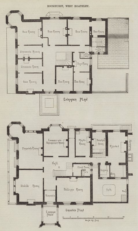 Rockhurst, West Hoathley (gravure) door English School