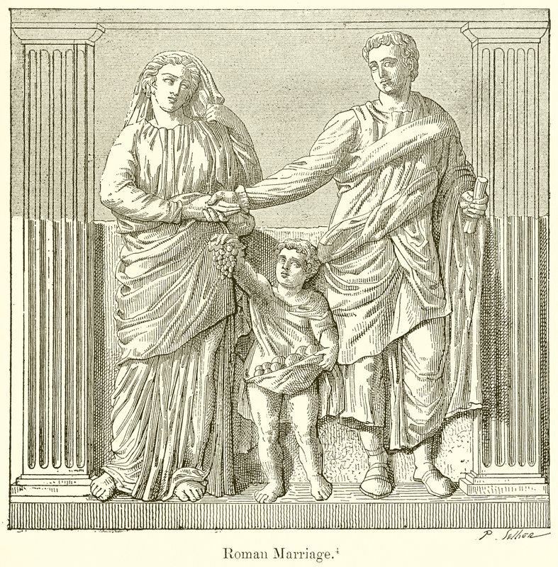 Romeins Huwelijk door English School