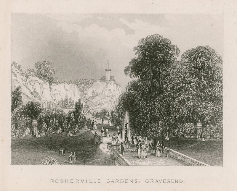 Rosherville Gardens, Gravesend door English School