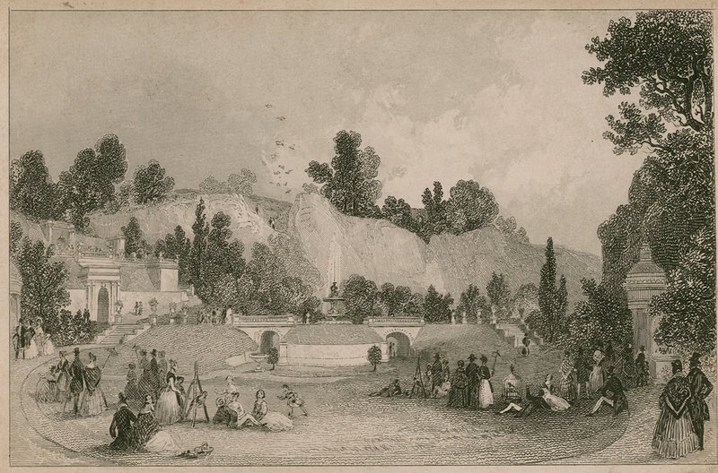 Rosherville Gardens, De Italiaanse Tuin, Gravesend door English School