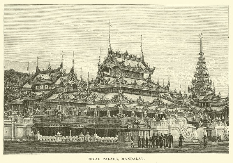 Koninklijk Paleis, Mandalay door English School
