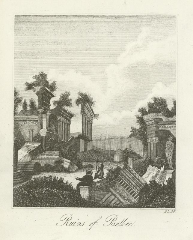 Ruïnes van Baalbek door English School