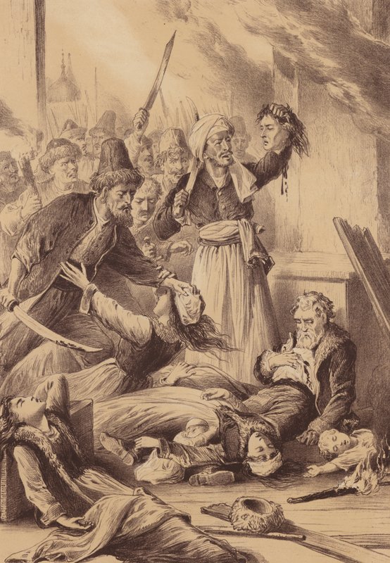 Plundering van Kyiv door de Mongolen door English School