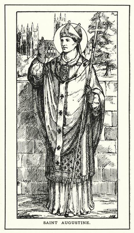 Sint Augustinus door English School
