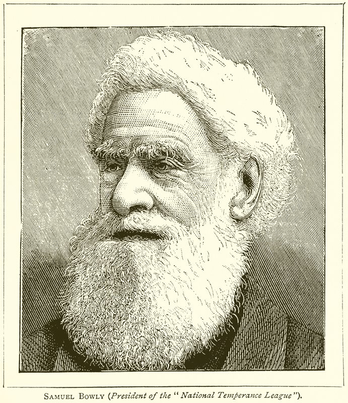 Samuel Bowly (Voorzitter van de Nationale Temperance League) door English School