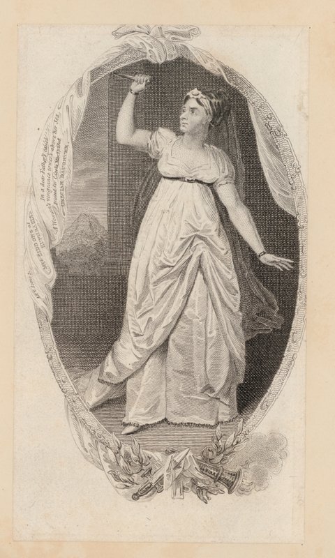 Sarah Siddons, actrice, als Euphrasia door English School
