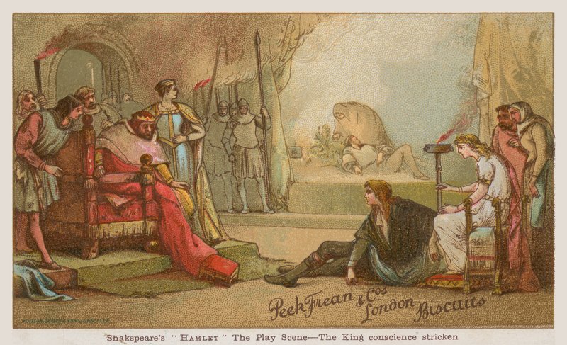 Scène uit Shakespeares Hamlet door English School