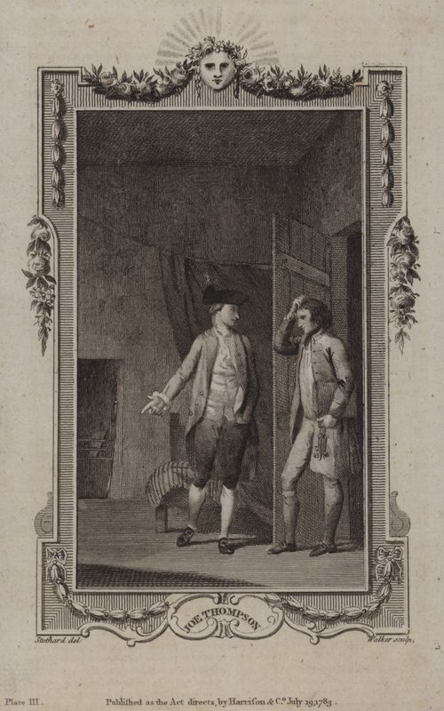 Scène uit Het leven en de avonturen van Joe Thompson, door Edward Kimber door English School