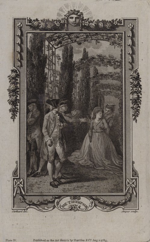 Scène uit Het leven en de avonturen van Joe Thompson, door Edward Kimber door English School