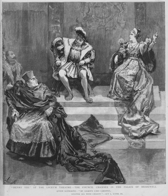 Scène uit een productie van Shakespeare