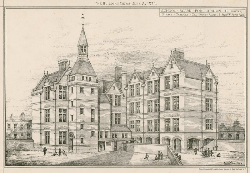 Schoolbestuur voor Londen, Great Hunter Street Scholen, Old Kent Road door English School