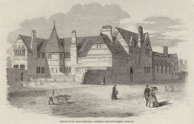 Scholen van St Mary-the-Less door English School