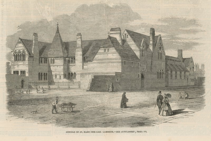 Scholen van St. Mary-the-Less in Lambeth door English School