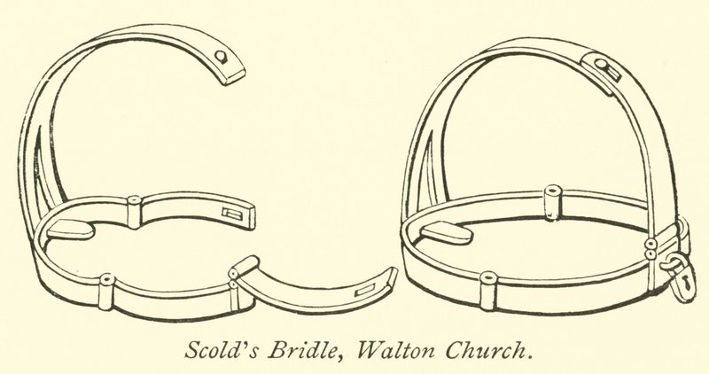 Schandmasker, Walton Kerk door English School