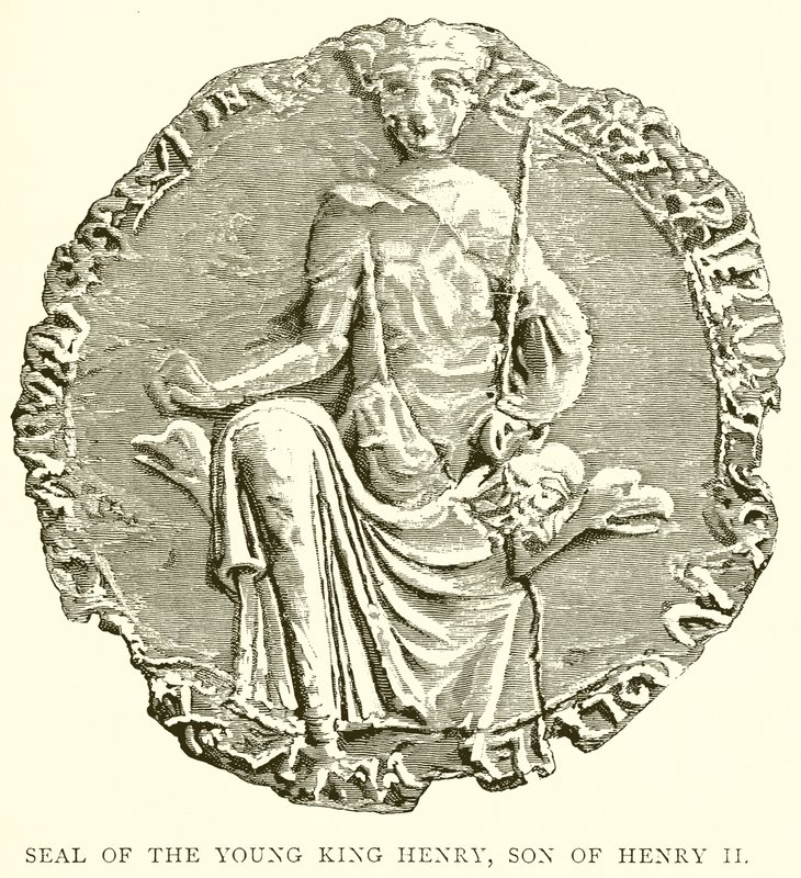 Zegel van de Jonge Koning Hendrik, Zoon van Hendrik II door English School