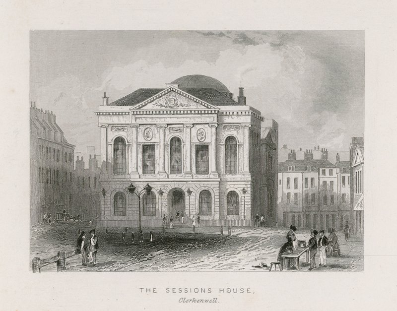 Sessions House, Clerkenwell door English School