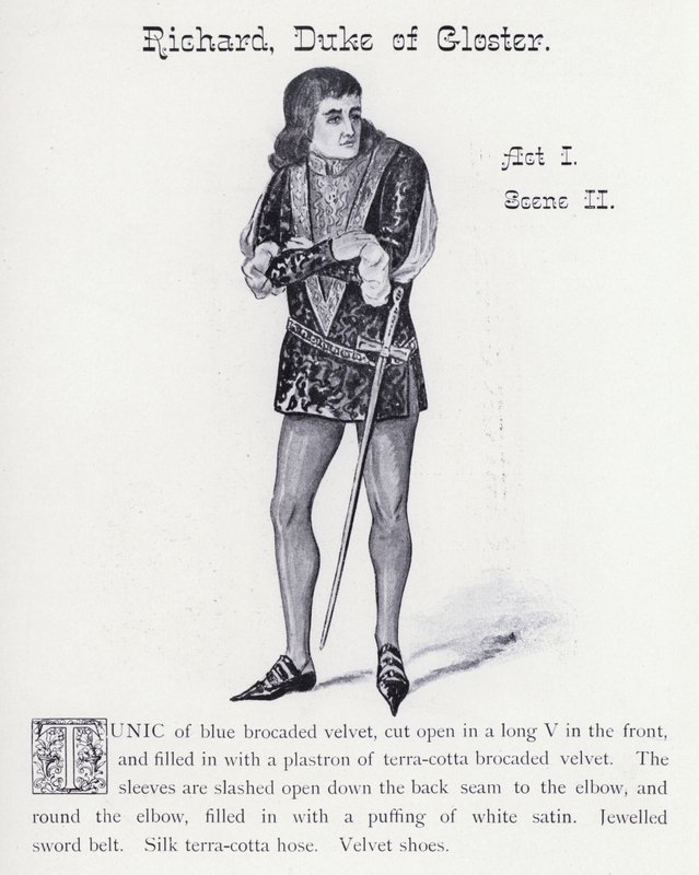 Koning Richard III: Richard, Hertog van Gloster, Acte I, Scene II door English School