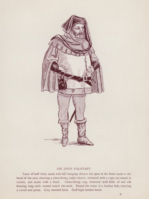 De Vrolijke Vrouwtjes van Windsor: Sir John Falstaff door English School