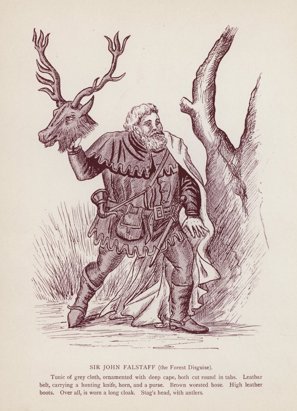 De Vrolijke Vrouwtjes van Windsor: Sir John Falstaff, het Boskostuum door English School
