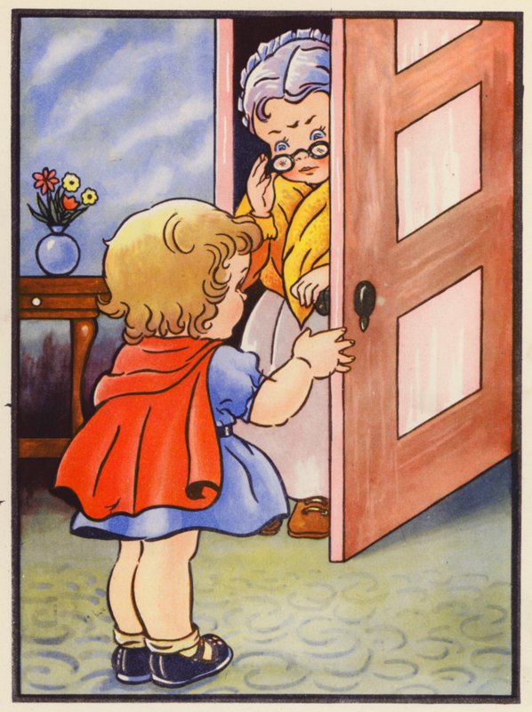 Ze vertelt haar grootmoeder dat het veilig is om naar buiten te komen door English School