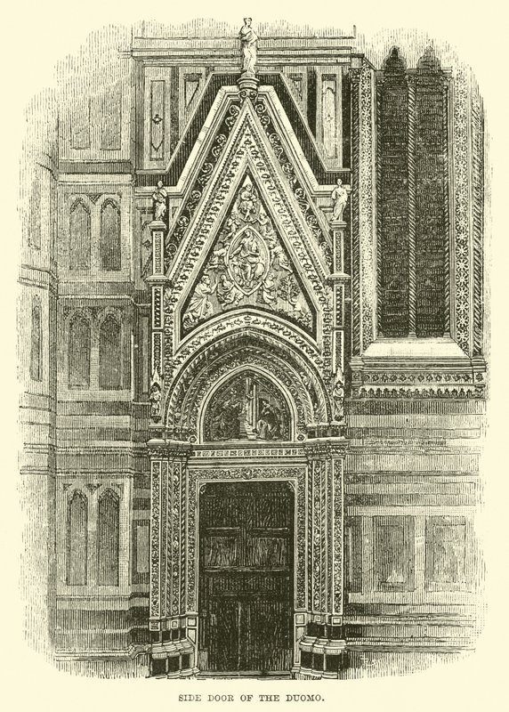 Zijdeur van de Duomo door English School