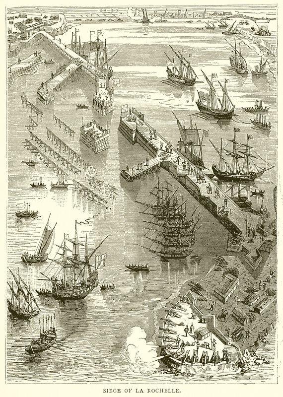 Beleg van La Rochelle door English School