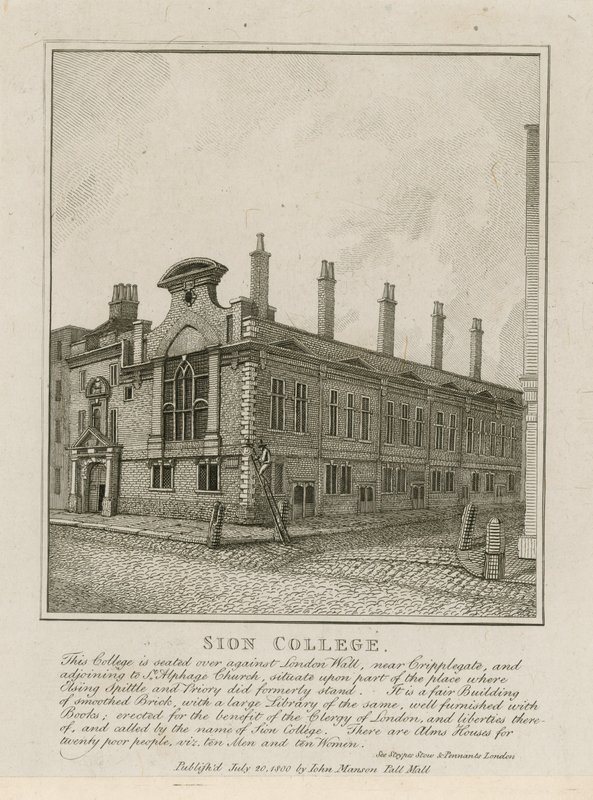 Sion College door English School