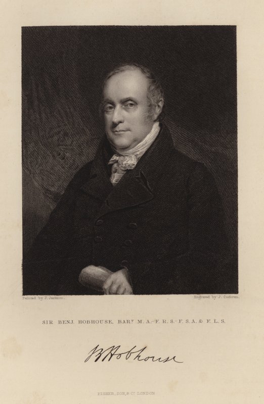 Sir Benjamin Hobhouse door English School