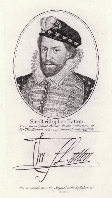 Sir Christopher Hatton, Lord Chancellor van Engeland en favoriet van koningin Elizabeth I door English School