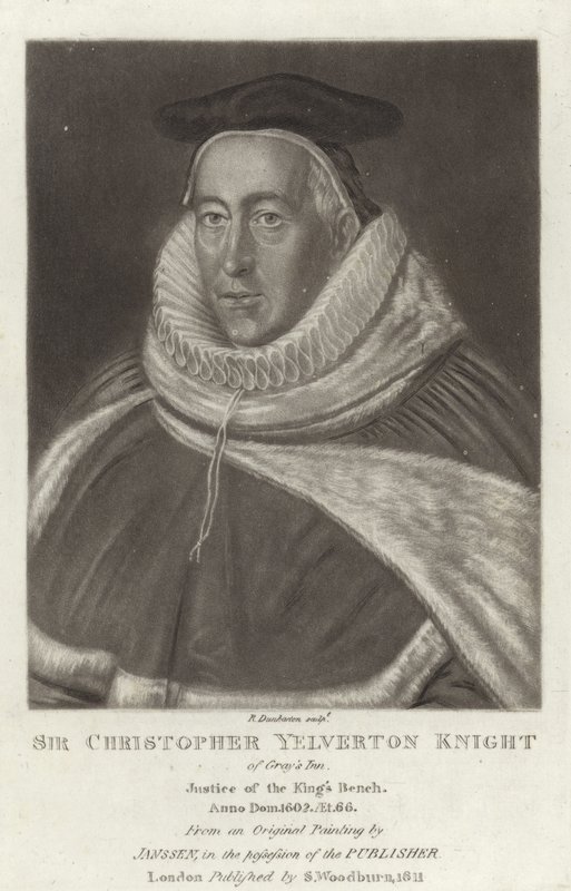 Sir Christopher Yelverton Ridder door English School