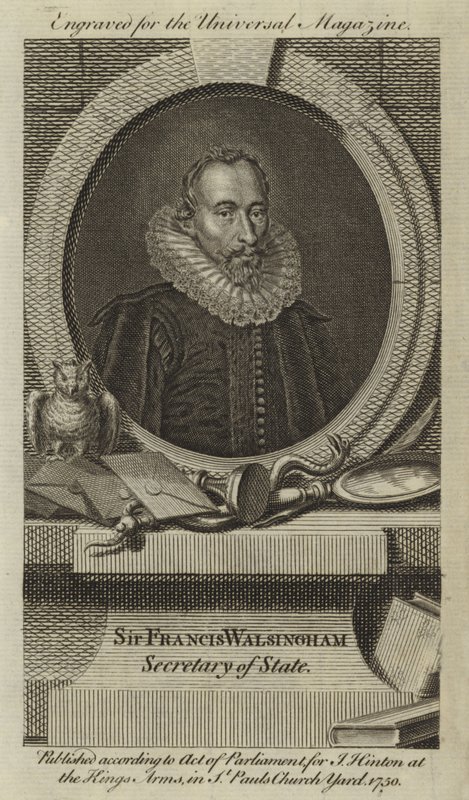 Sir Francis Walsingham, Staatssecretaris door English School