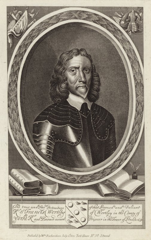 Sir Francis Wortley door English School