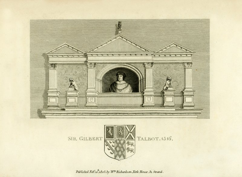 Sir Gilbert Talbot door English School