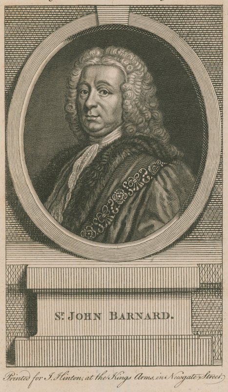Sir John Barnard, Lord Mayor van Londen door English School