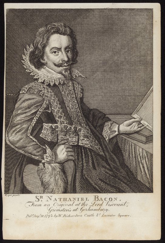 Sir Nathaniel Bacon door English School