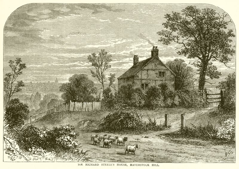 Huis van Sir Richard Steele, Haverstock Hill door English School