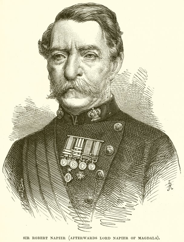 Sir Robert Napier (later Lord Napier van Magdala) door English School