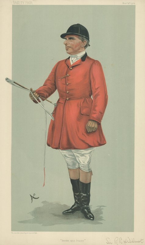 Sir Robert Rodney Wilmot, Berks en Bucks, 5 november 1903, Vanity Fair cartoon door English School