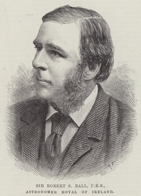 Sir Robert S Ball, FRS, koninklijk astronoom van Ierland door English School