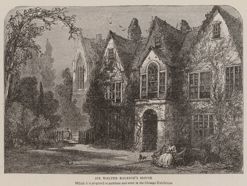 Het Huis van Sir Walter Raleigh door English School