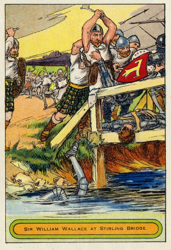 Sir William Wallace bij Stirling Bridge door English School