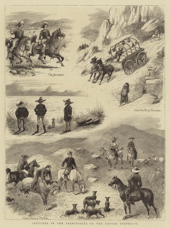 Schetsen in de Gebieden van de Verenigde Staten, II door English School