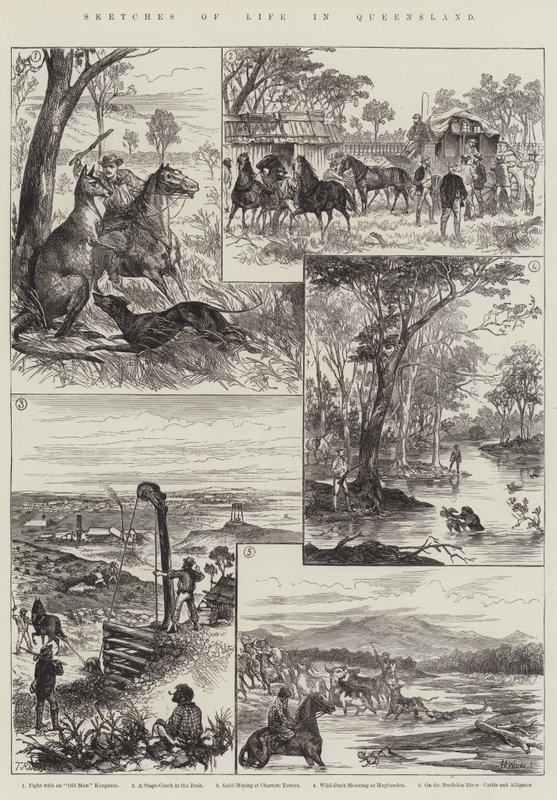 Schetsen van het Leven in Queensland door English School