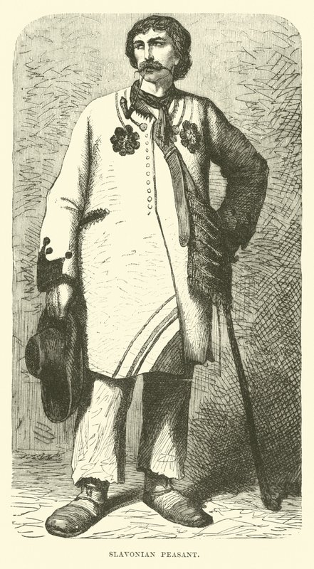 Slavische boer door English School
