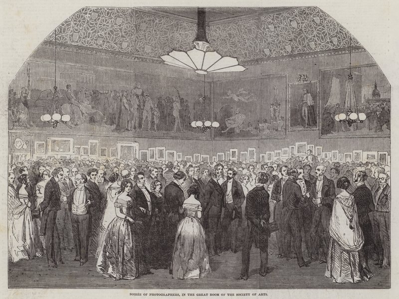 Soiree van Fotografen, in de Grote Zaal van de Maatschappij der Kunsten door English School